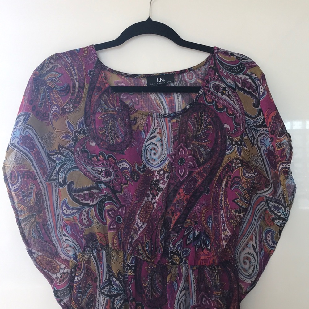 Boho 🌺 Paisley Swim Cover Up 💜